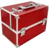 Koffer voor manicure hard 34*21*25 cm RODE KROKODIL ,MIS1550-17505-Trend-Meisterkoffer, Maniküretaschen, Kosmetiktaschen