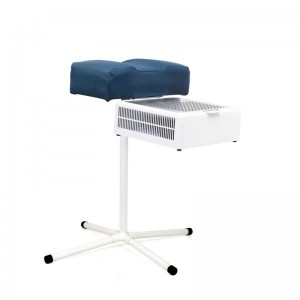 Portable dust collector Teri 800 M complete with pedicure stand,pouf for one foot with attachment for vacuum cleaner hood