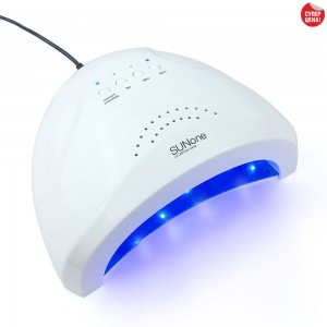 SUN ONE Lâmpada LED UV 48 W de potência Modelo mais popular Material de unhas secas para testa