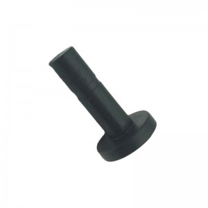 Fitting plug for quick mounting systems on a 6 mm connecting pipe, black