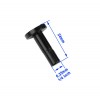 Bouchon pour raccord pour systèmes de montage rapide sur tube de raccordement 6 mm, noir-63955-Domis-Logement