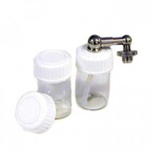  Conector de encaixe lateral conjunto com 2 copos de 15ml