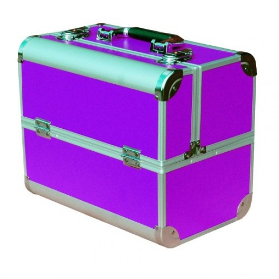 Suitcase-case aluminum 2629 purple matte-61153-Trend-Cases and suitcases