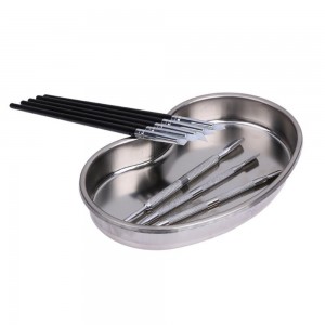  Small stainless steel tray for medical instruments 18cm ,MAS070