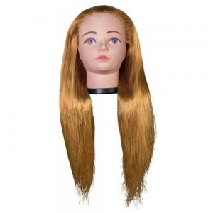 Голова для моделирования 4-NT-144 искусственные волосы светлые русые