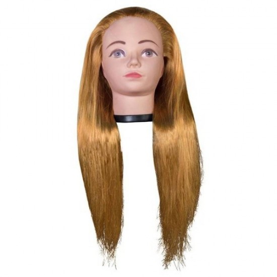 Cabeça de modelagem 4-NT-144 cabelo artificial castanho claro-58350-China-Cabeça Manequim formação