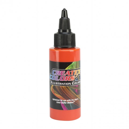 Createx Illustratie Oranje 5054-02, 60 ml-tagore_5054-02-TAGORE-Verven voor airbrushen