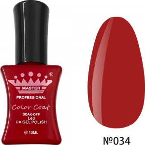  Esmalte en gel MASTER PROFESSIONAL remojo 10ml ?034 ,MAS100