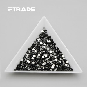  Swarovski stones SS4 glass Black 1440 pcs