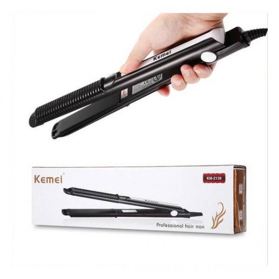 Professional iron KM 2139, hair straightener, ergonomic design, fast heating up to 220°, for all hair types, suitable for daily styling, 60564, Electrical equipment,  Health and beauty. All for beauty salons,All for a manicure ,Electrical equipment, buy w