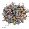 Piedras arcoíris de diferentes tamaños vidrio 1440 uds.-19024-Китай-Diamantes de imitación para uñas