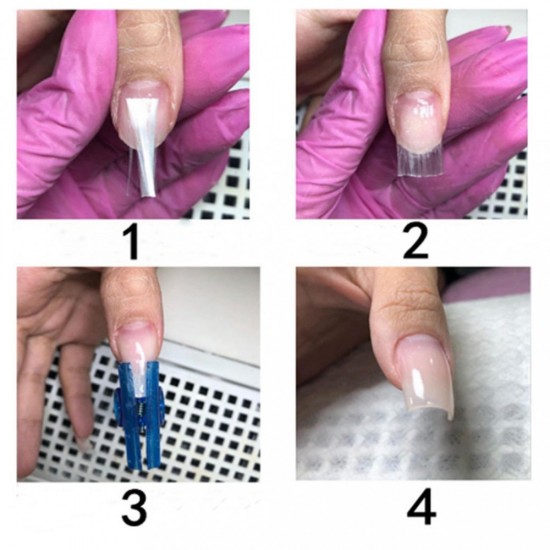 Clip de arco de plástico pequeño - 22 mm-19215-Китай-Extensión de uñas