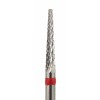 Hardmetalen mes Kegel afgeknot, inkeping Fijn, rood, voor manicure en pedicure, behandeling van likdoorns-64074-saeshin-Tips voor manicure