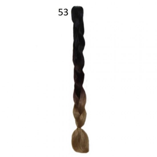 Cabelo kanekalon colorido (trança)-58356-China-Cabeça Manequim formação