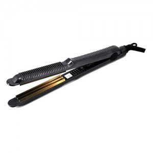 Corrugated iron (narrow), corrugated curling iron, for voluminous strands, corrugated tongs, ergonomic, compact design