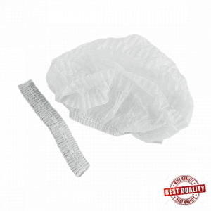  Gorro desechable Odetex - 100 uds/paquete, blanco