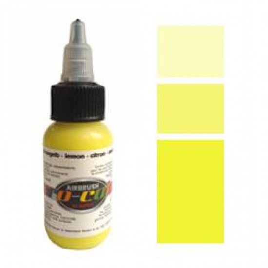 Pro-color 60001 citron opaque (citron), 30ml-tagore_60001-TAGORE-Peintures de couleur pro