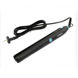 Iron 405 GM, hair straightener Gemei GM405, smooth and even hair, ceramic coating, heating indicator, compact, travel iron