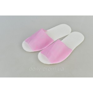  Women's disposable slippers Panni Mlada for hotels, saunas and beauty salons (1 pair / pack), r.36-40