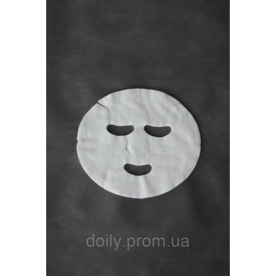 Spunlace-Kosmetikmasken-Servietten mit Löchern für Augen und Mund Deckchen (50 Stück/Packung)-33731-Doily-TM kleedje