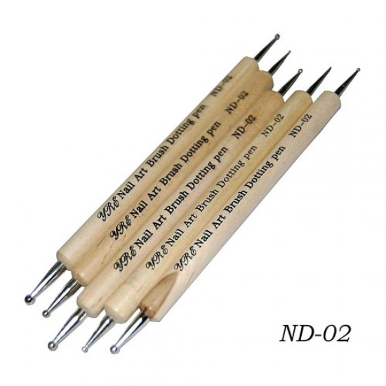 Dots double-sided in a set of 5 PCs (wooden handle), 59239, Nails,  Health and beauty. All for beauty salons,All for a manicure ,Nails, buy with worldwide shipping