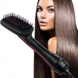 Hair dryer 4838, hair dryer-comb Gemei GM-4838, hair dryer for drying, styling, straightening all types of hair, 2 speeds, 3 modes