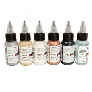  A set of metallic paints Pro-color 67040 metallic set