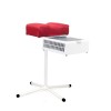 Pedicure footrest stand for Teri Turbo M with red pillow, 952734451, Manicure hoods,  Health and beauty. All for beauty salons,All for a manicure ,Manicure hoods, buy with worldwide shipping