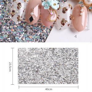 Diamond manicure mat 40*24cm pink, photophone