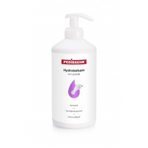 Hydrobalm para pele seca com óleo de lavanda Pedibaehr 500 ml dispensador