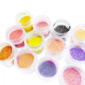  Set of multi-colored melange MASTER professional in large jars, 12 jars, MAS100-(5337)