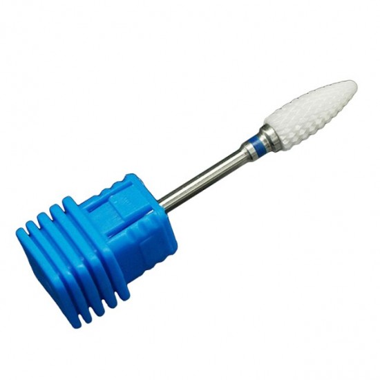 Ceramic Oval cutter, Medium notch (M), the most popular nozzle, blue, not clogged, Insensitivity to chemicals, 64129, Ceramic milling cutters,  Health and beauty. All for beauty salons,All for a manicure ,Cutters, buy with worldwide shipping