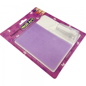 Stamping kit with plastic stencil ,MAS080-(5220)
