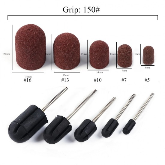 Price for 5 PCs. The cap is 13-180. Diameter 13 mm Length 19 mm 180 Grits, LAK175, 17523, Cutter for manicure,  Health and beauty. All for beauty salons,All for a manicure ,All for nails, buy with worldwide shipping