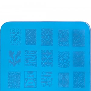 Stencil for stamping 9.5*14.5 cm plastic XDE18 ,MAS035