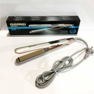 Iron 407 GM, Haarglätter Gemei GM407, hochwertige Beschichtung, schnelles Aufheizen, LED-Anzeige, stylisches Design, für Salons und Zuhause, für den täglichen Gebrauch