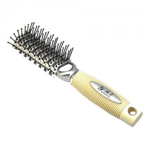 Comb straight blowing with rubber handle