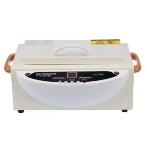  Dry heat sterilizer KH-360V 500W with wooden handle, professional apparatus for sterilizing working instruments, dry heat