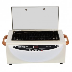  Dry heat sterilizer KH-360V 500W with wooden handle, professional apparatus for sterilizing working instruments, dry heat