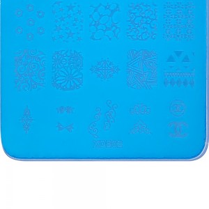  Estêncil para estampagem de plástico 9,5*14,5 cm XDE02 ,MAS035