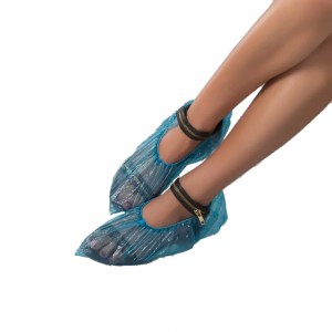 Coberturas de sapato feitas de polietileno não estéril Polix PRO&MED descartável (100 peças por pacote)