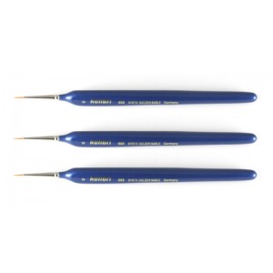  Set of brushes Kolibri 888 #0 synthetics, 3 pcs