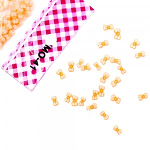  Fimo dans un sac ORANGE BOW 100pcs,