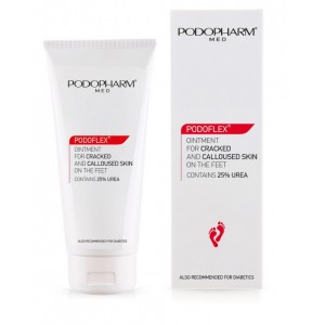 Zalf voor gebarsten en verhoornde huid Podopharm met 25% ureum 75 ml (PP14)