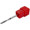 Diamond milling cutter plume-shaped on a red base 244-021F, MIS035, 17567, Cutter for manicure,  Health and beauty. All for beauty salons,All for a manicure ,All for nails, buy with worldwide shipping