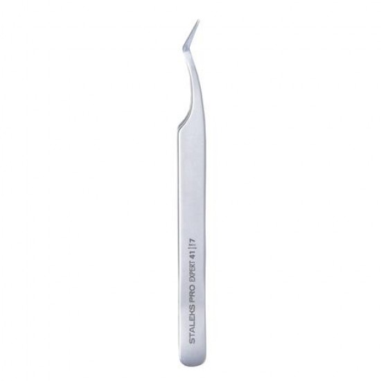 TE-41/7 professional tweezers for lashes EXPERT 41 TYPE 7 (L-shaped, 30), 33267, Tools Staleks,  Health and beauty. All for beauty salons,All for a manicure ,Tools for manicure, buy with worldwide shipping