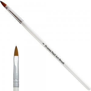  Dorna gel and acrylic brush with white handle #6 -(3530)
