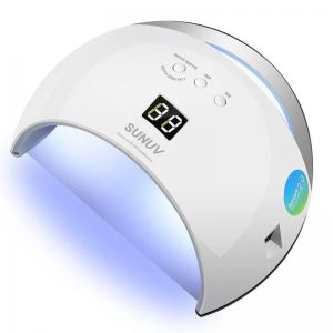 Nagellamp Sun 6, 48 W, timer, sensor, Stijlvol ontwerp, verwijderbare bodem, 21 diodes