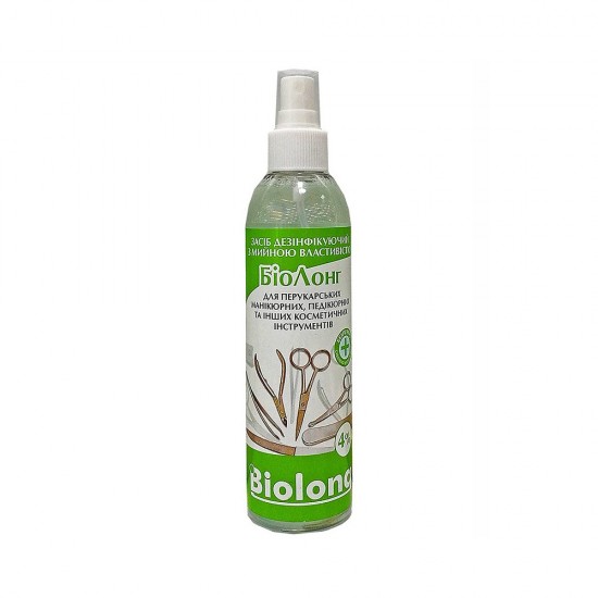 Solução para desinfecção de instrumentos 4% BioLong 250 ml. ,BIO-(430)-19363-Лизоформ-produtos antivírus