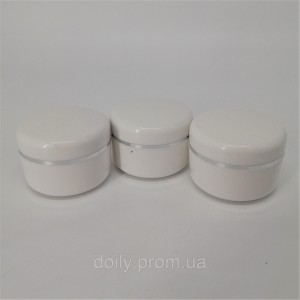 Cosmetische potjes Panni Mlada (40 stuks/pak) Inhoud: 30 g Kleur: wit